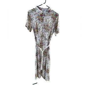 Tahari belted floral dress-SizeM